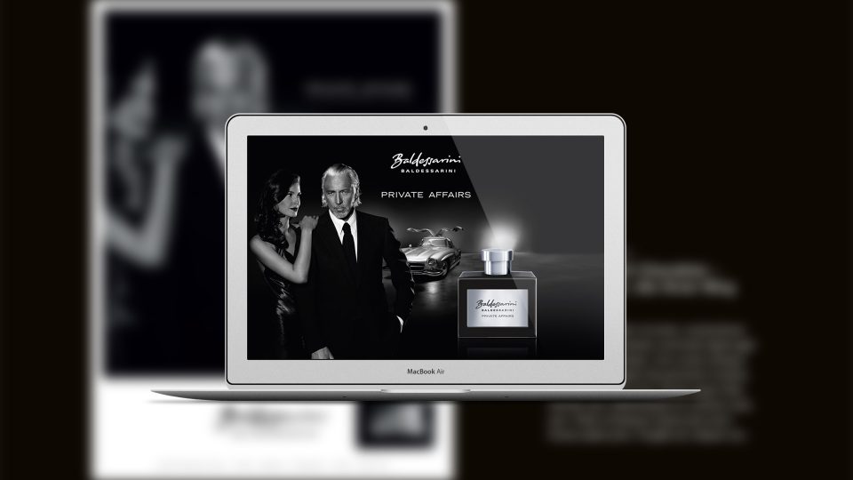 coma2 e-branding - Baldessarini Fragrances Website - 1