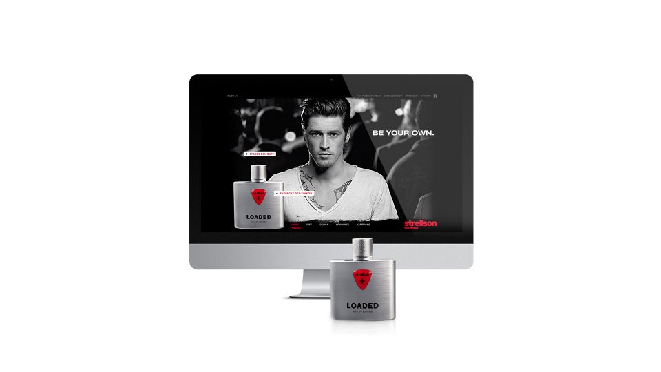 coma2 e-branding - Strellson Fragrances Websites - 1
