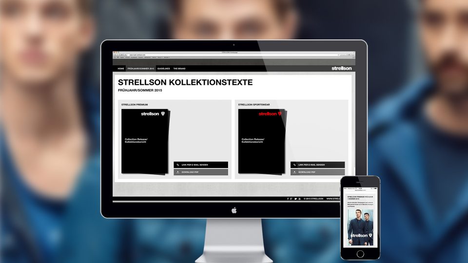 coma2 e-branding - Strellson Händlerportal - 1