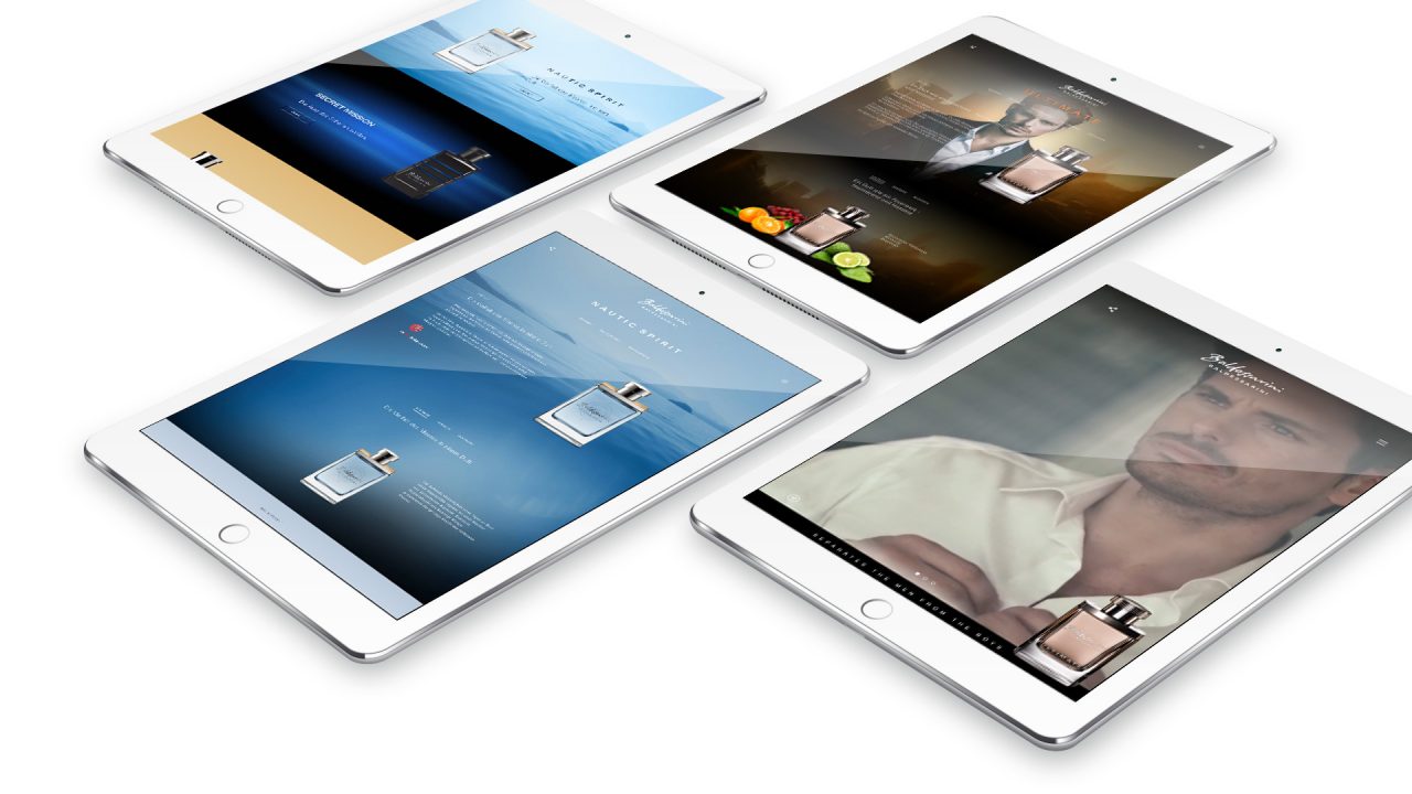 coma2 e-branding - Baldessarini Fragrances Website - 1