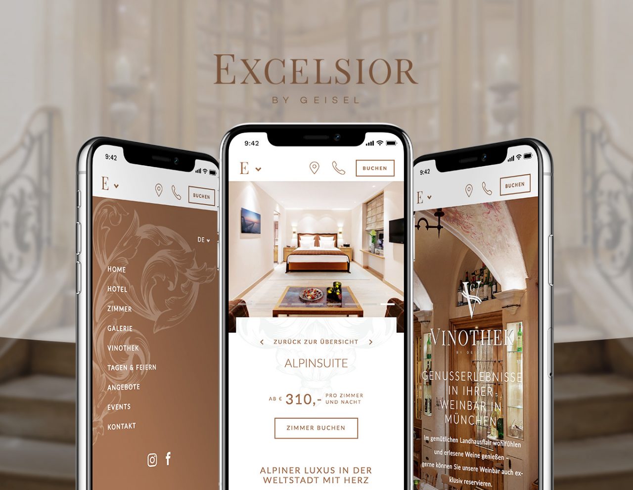 coma2 e-branding - Excelsior Hotel Website - 1